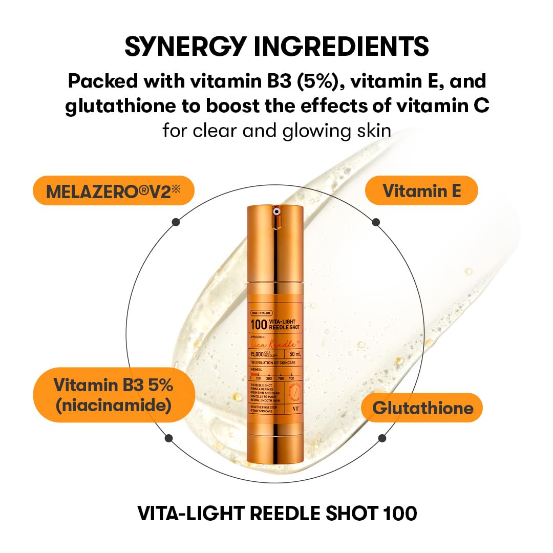 VT COSMETICS Vita-Light Reedle Shot Serum ingredients list