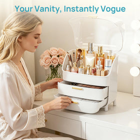 Vtopmart 3-Tier Skincare Makeup Organizer packaging