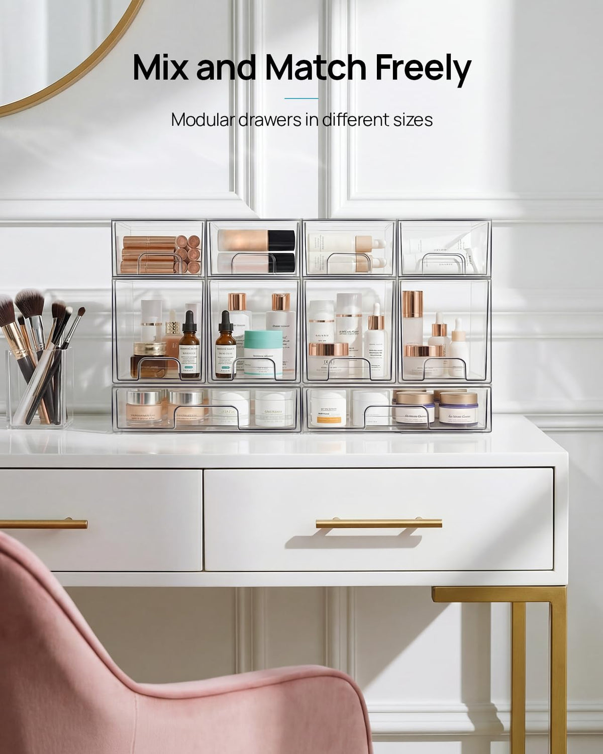 Vtopmart storage drawers in a kitchen pantry