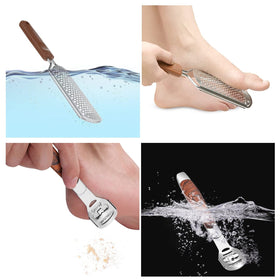 Vusoset foot rasp in use on a foot