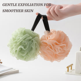 VVmotes Loofah Sponges in a vacuum-sealed package