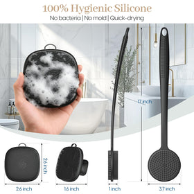 VWMYQ Back Scrubber and Facial Brush Set packaging