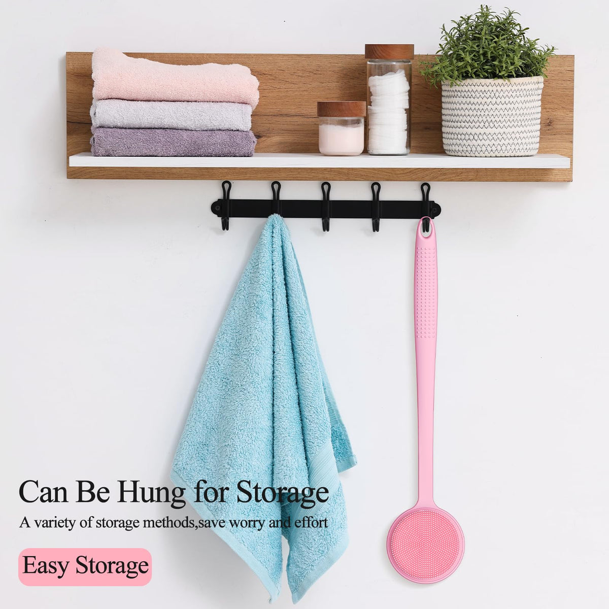 VWMYQ Back Scrubber in a bathroom setting