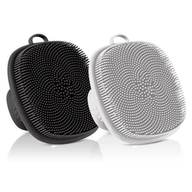 VWMYQ Face Scrubber 2-Pack silicone cleansing brushes front view