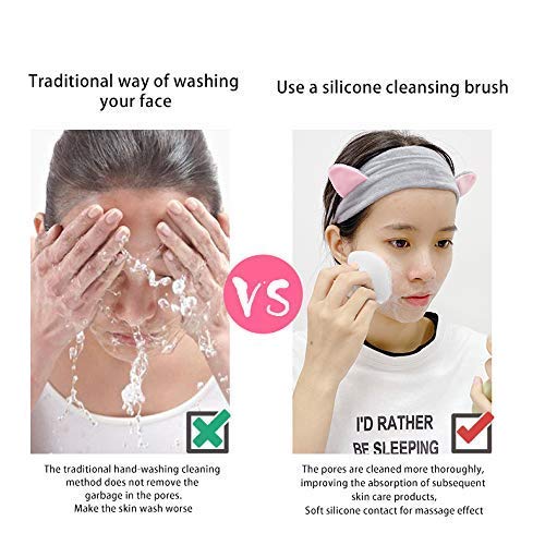 VWMYQ Face Scrubber demonstrating strong cleaning ability