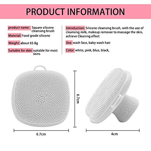 VWMYQ Face Scrubber showing non-slip handle design