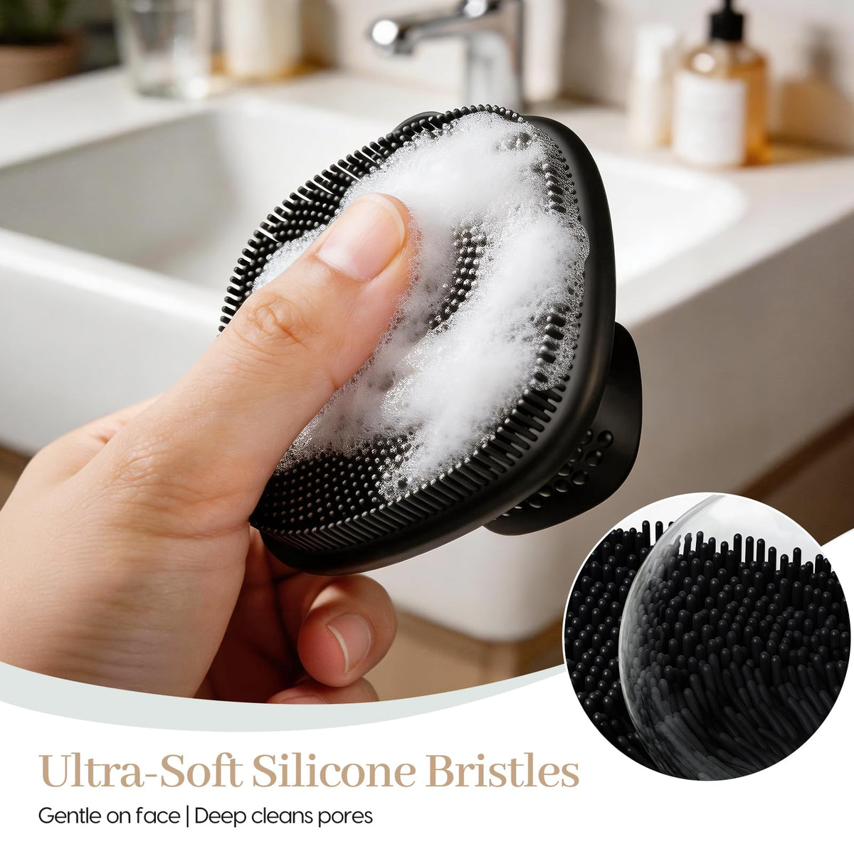 VWMYQ long-handle back scrubber with ergonomic design