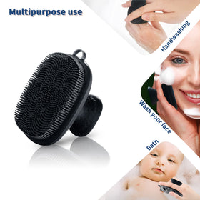 VWMYQ Silicone Face Scrubber with non-slip handle