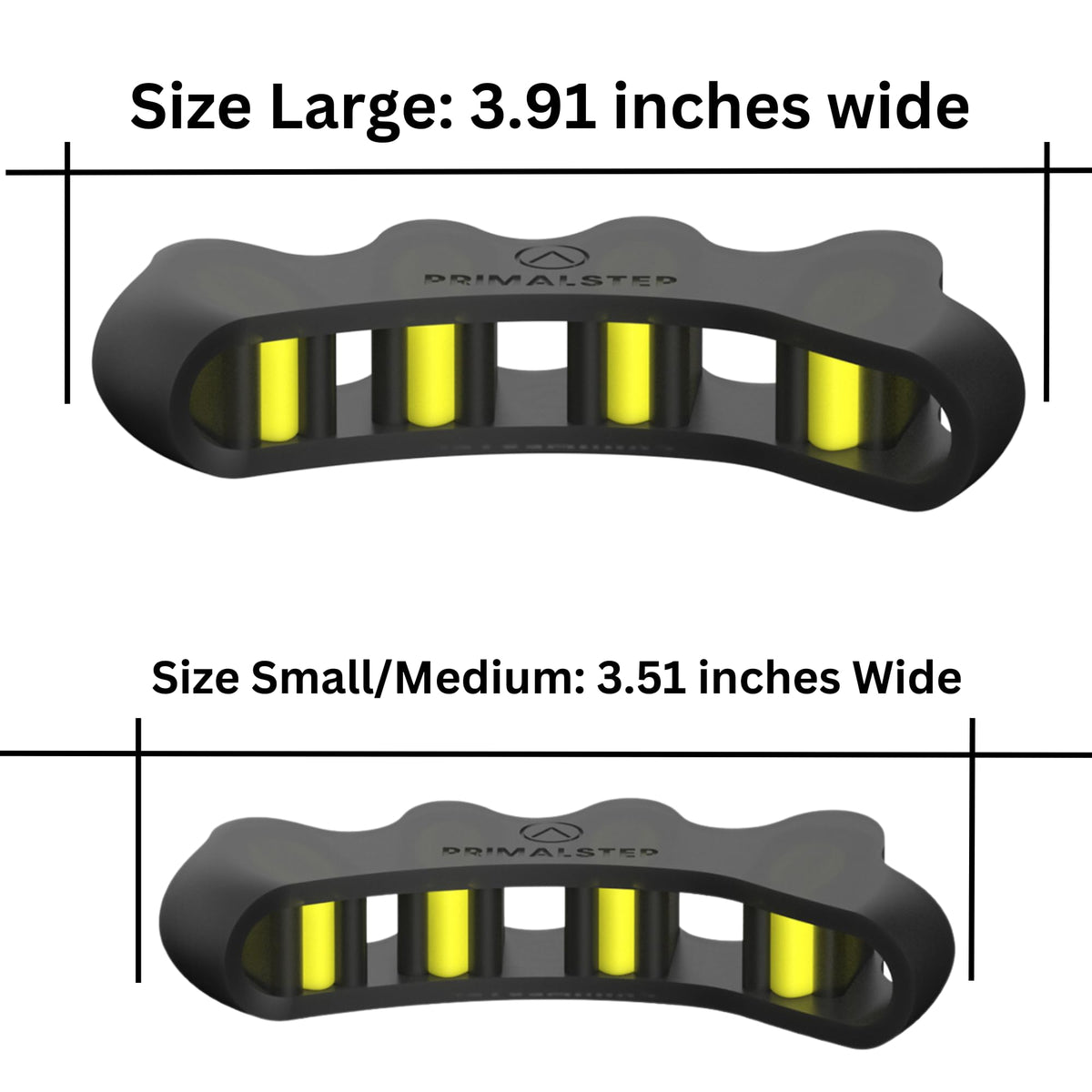 VYCE PrimalStep Toe Separators in use inside shoes