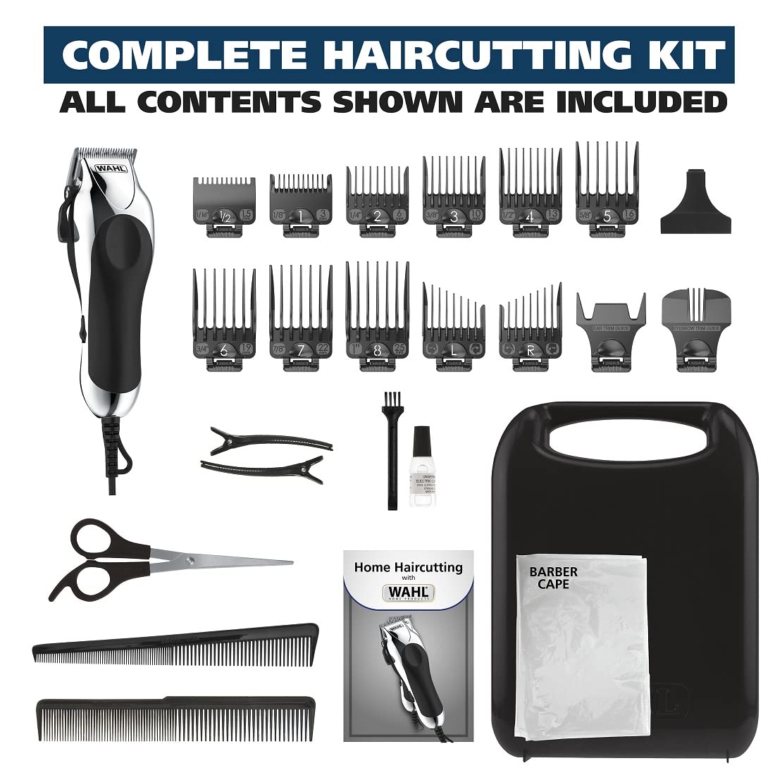 Wahl Chrome Pro Clipper side view showing power button and design