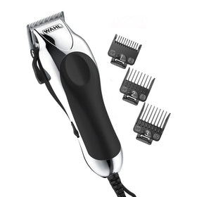 Wahl Chrome Pro Haircutting Kit complete set with clippers and guards