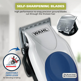 Wahl clipper in use on a person's hair