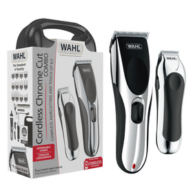 Wahl Cordless Chrome Pro Hair Clipper front view