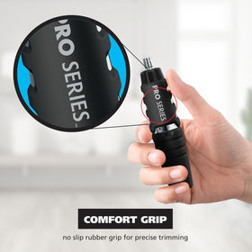 Wahl DualTech® Pro Series trimmer showing comfortable rubber grip