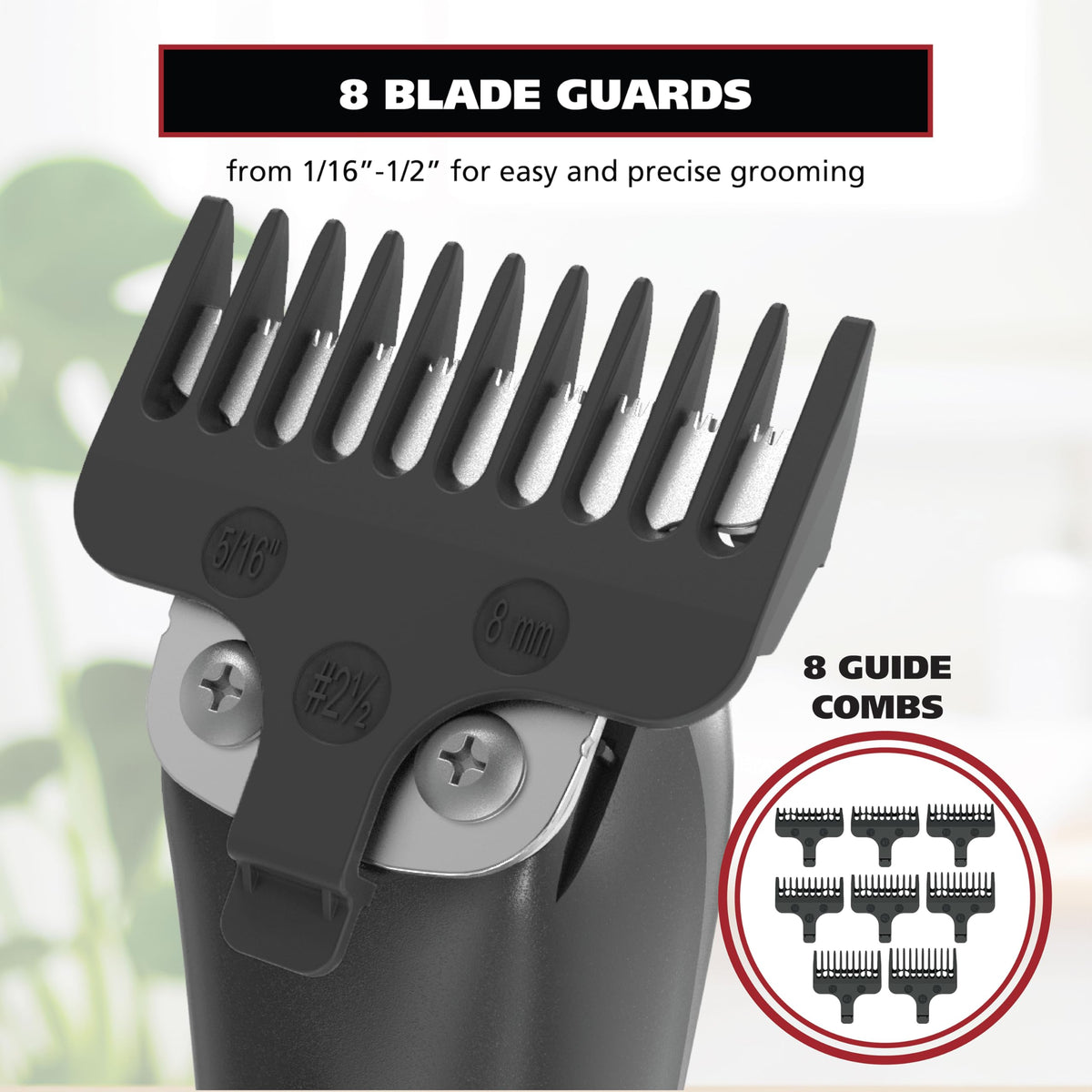 Wahl Edge Pro Corded Beard Trimmer with power cord
