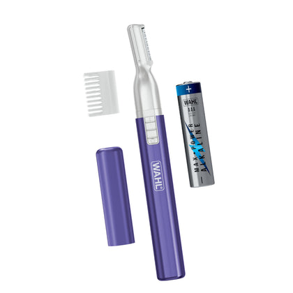 Wahl Female Battery Pen Trimmer front view with purple finish