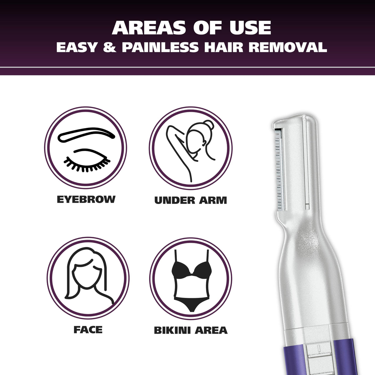 Wahl Female Battery Pen Trimmer with rinseable blades