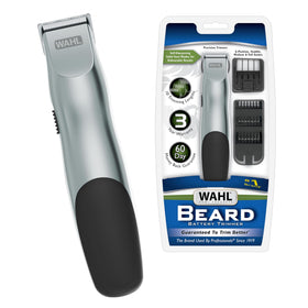 Wahl Groomsman Beard Trimmer front view with ergonomic handle
