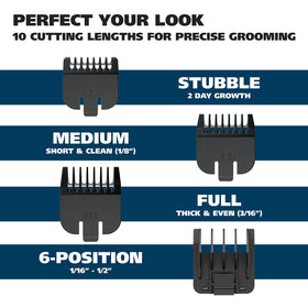 Wahl Groomsman Beard Trimmer kit including cleaning brush and blade oil