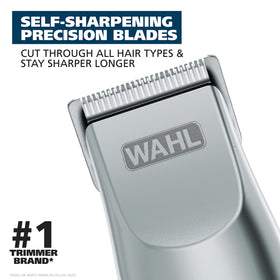 Wahl Groomsman Beard Trimmer side view showing precision ground blades