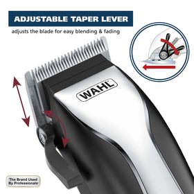 Wahl Home Haircutting Clipper Kit with cleaning brush and blade oil
