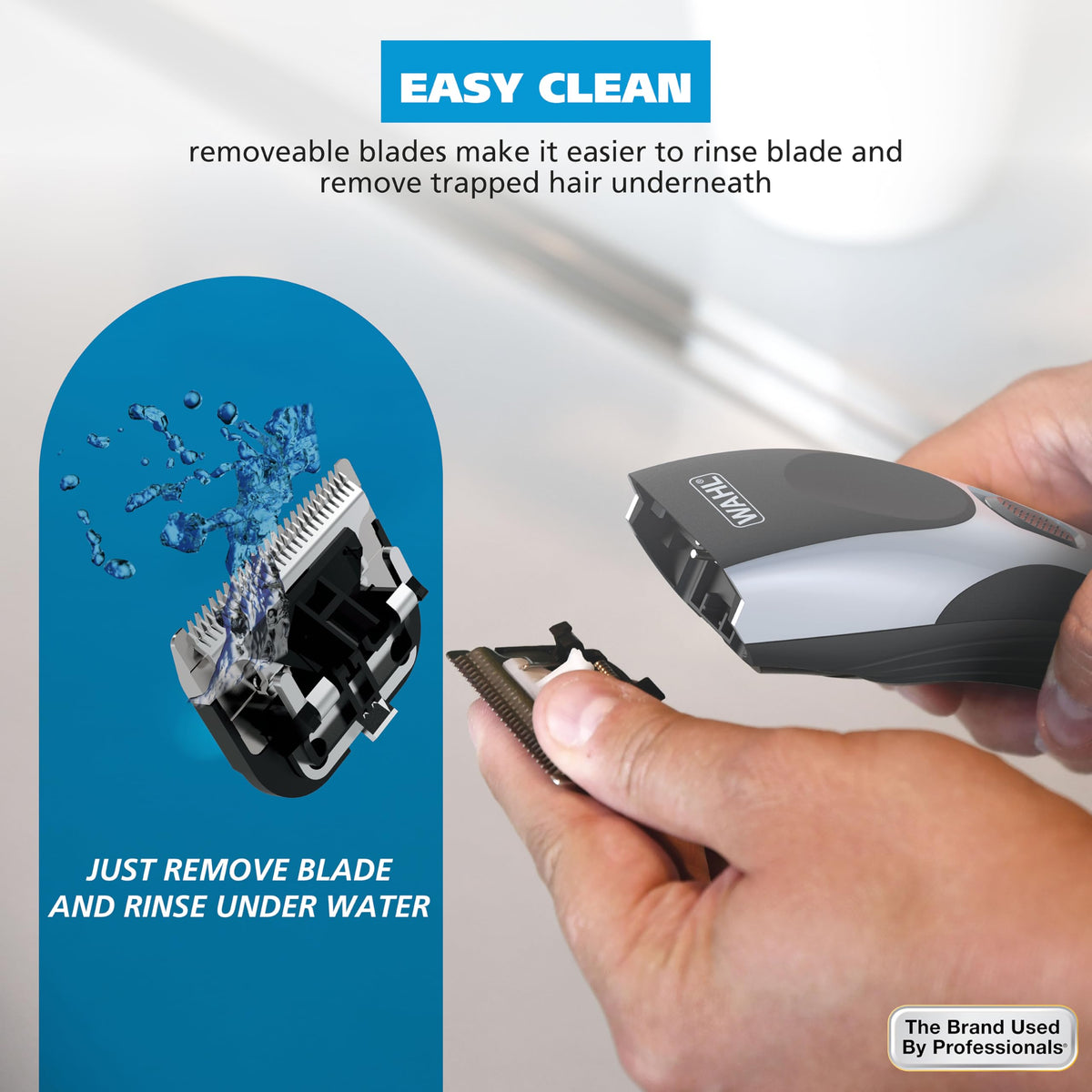 Wahl Home Pro Cordless Hair Clipper with charging cable