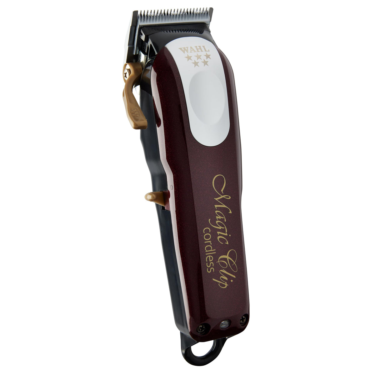 Wahl Professional 5 Star Magic Clip Cordless Clipper in Burgundy front view