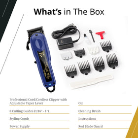 Wahl Professional clipper in use on textured hair