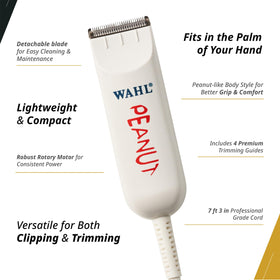 Wahl Professional Peanut Clipper showing trimming guides