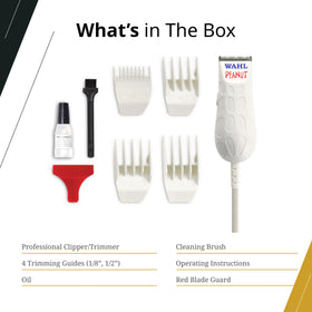 Wahl Professional Peanut Clipper/Trimmer back view showing detachable blade