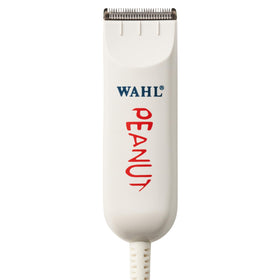 Wahl Professional Peanut Corded Clipper front view in classic white