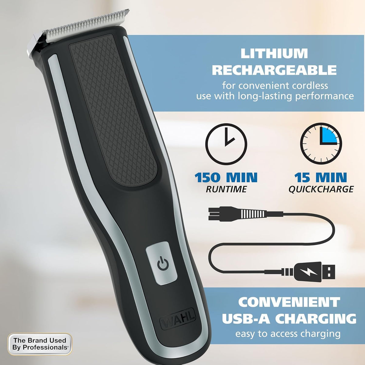 Wahl Self-Haircut Pro Cordless Hair Clipper with attachment guards