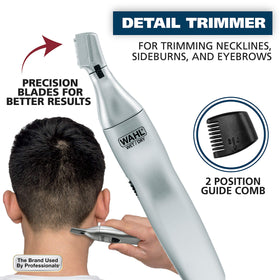 Wahl trimmer detail head for precise eyebrow trimming