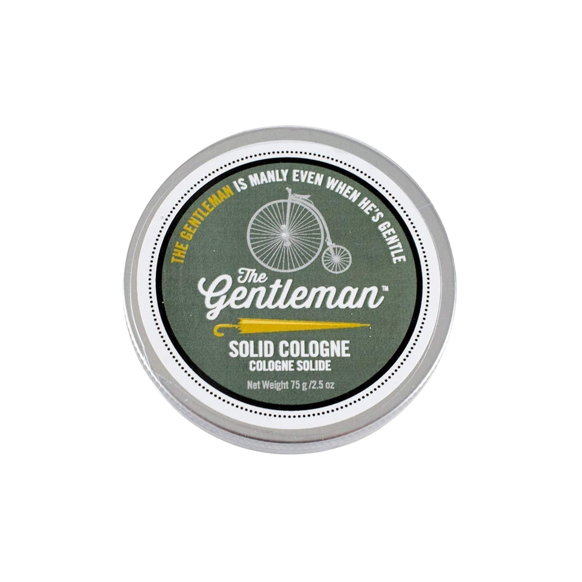 Walton Wood Farm Solid Cologne The Gentleman 2.5 oz tin front view