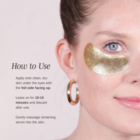 Wander Beauty Baggage Claim Under Eye Patches application on skin