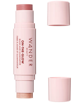Wander Beauty On-the-Glow Blush and Illuminator stick front view