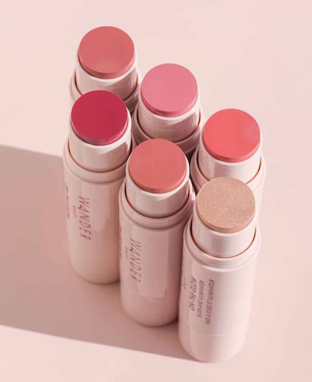 Wander Beauty On-the-Glow Blush Stick in packaging