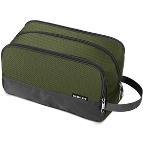 WANDF Travel Toiletry Bag front view in black