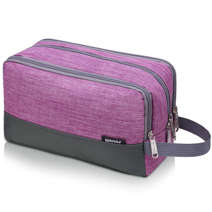 WANDF Travel Toiletry Bag front view in black