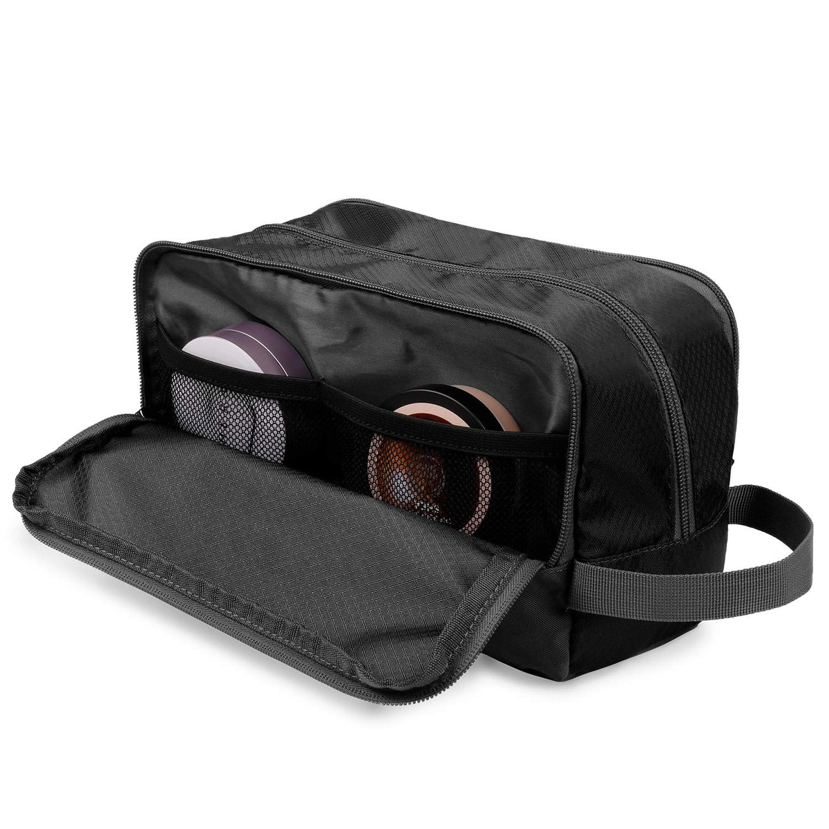 WANDF Travel Toiletry Bag in a gym bag