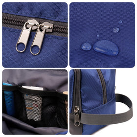 WANDF Travel Toiletry Bag water-resistant fabric close-up