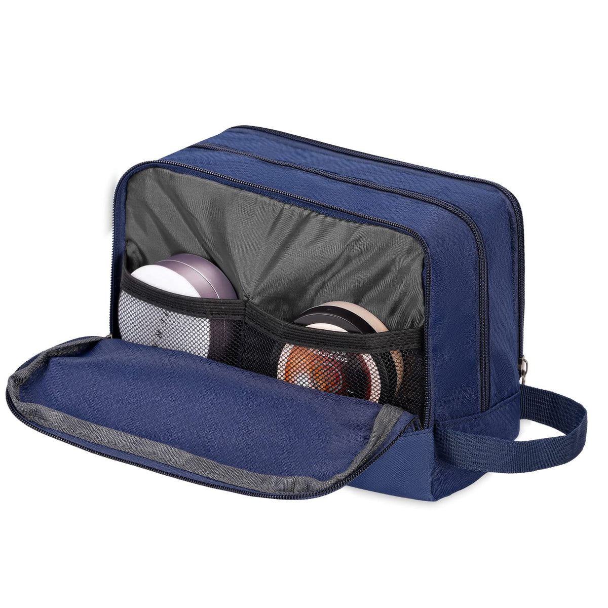 WANDF Travel Toiletry Bag water-resistant fabric close-up