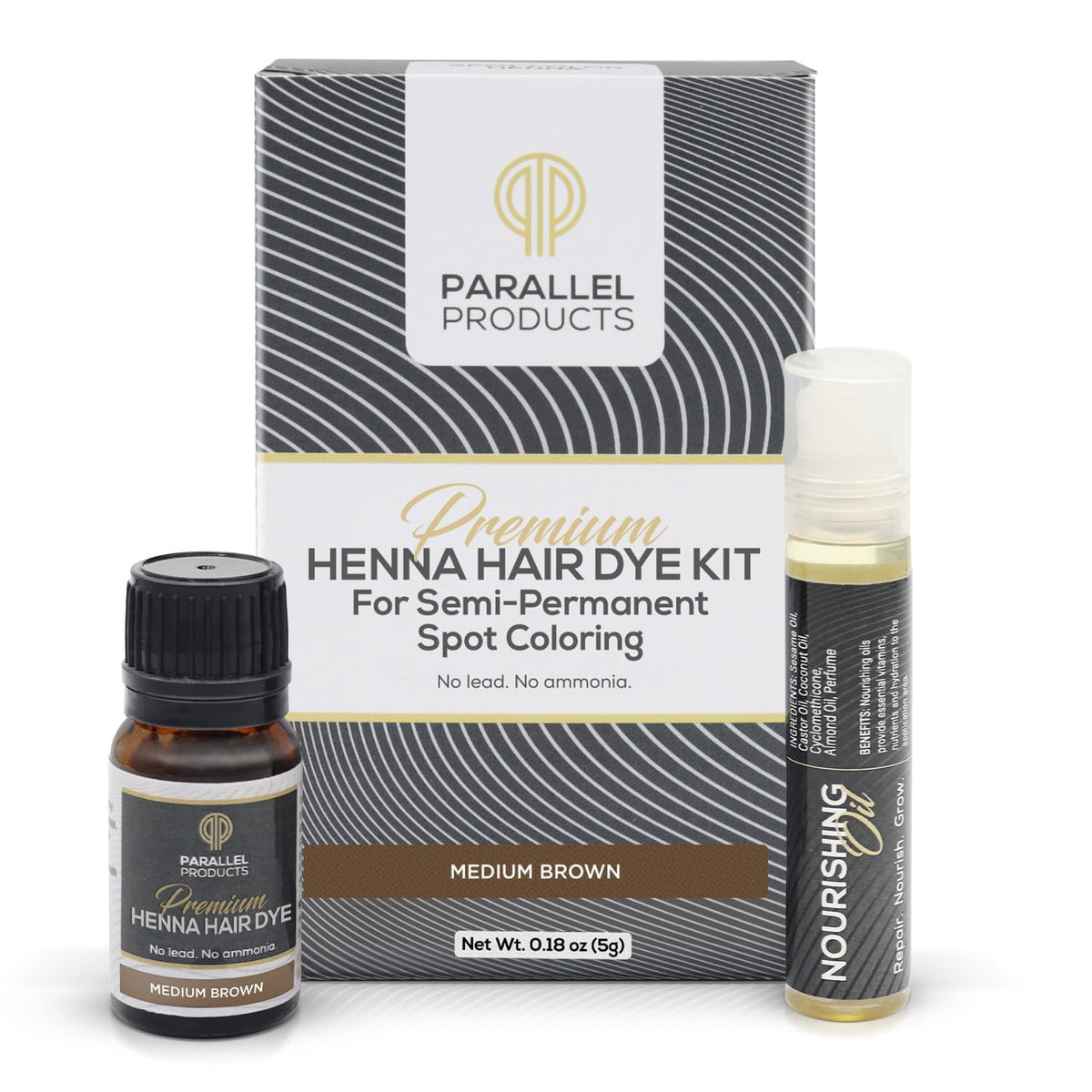 Water syringe included in PARALLEL PRODUCTS Henna Kit