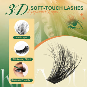 Waterproof bond from KEYYOU lash clusters kit