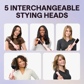 Wavytalk 5-in-1 Hot Air Brush round styling head for blowouts