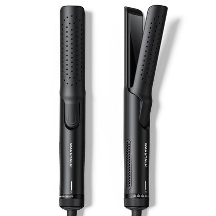 Wavytalk Airflow Styler 2 in 1 Hair Straightener and Curler front view