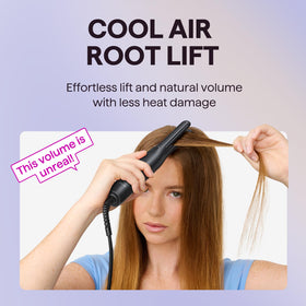 Wavytalk Cool Curl Pencil 0.65" Airflow Curling Iron close-up of barrel
