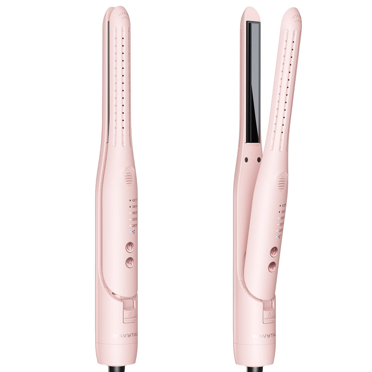 Wavytalk Cool Curl Pencil front view with 0.65 inch barrel