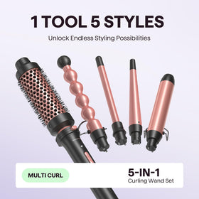 Wavytalk curling wand set packaging
