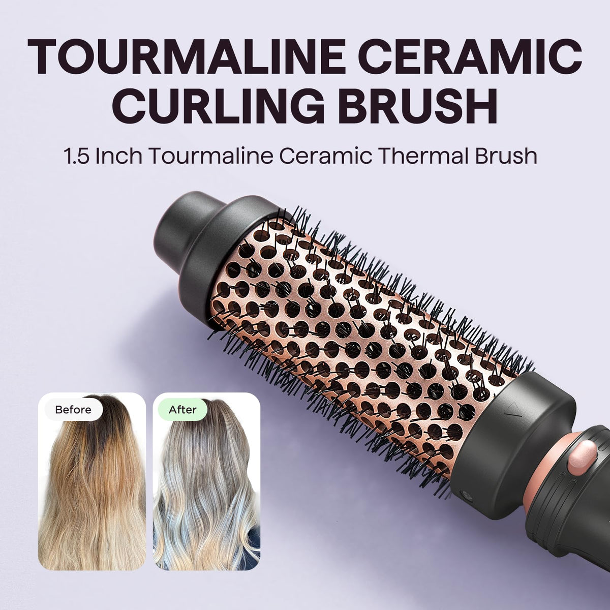 Wavytalk curling wand with 1 inch barrel